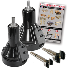 Lumberjack Tools Commercial Series Tenon Cutter Starter Kit 1" & 2"